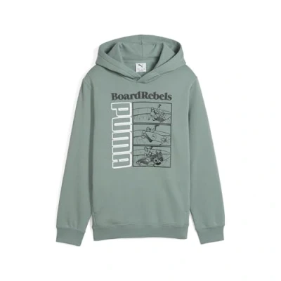 Afbeelding van Mid 90s hoodie voor Heren, Groen, Maat 13 14Y PUMA