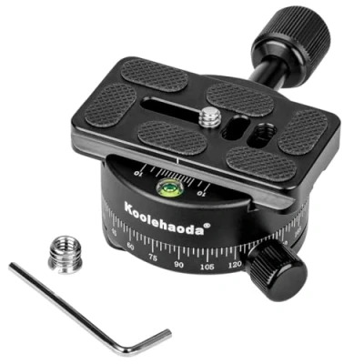 Afbeelding van Koolehaoda 360 panoramische kop Professionele camera statief kophouder Universele snelkoppelingsplaat Compatibel met RRS/Arca Swiss (LPC 1 kop)