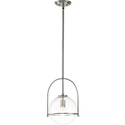 Afbeelding van Hinkley LED Pendelarmatuur Somerset 1X E27 Max 60W Dimbaar Brushed Nickel
