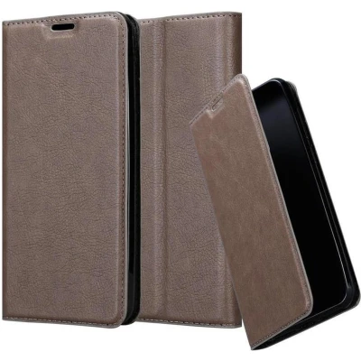 Afbeelding van Cadorabo Hoesje geschikt voor Xiaomi RedMi GO in KOFFIE BRUIN Beschermhoes met magnetische sluiting, standfunctie en kaartvakje Book Case Cover Etui