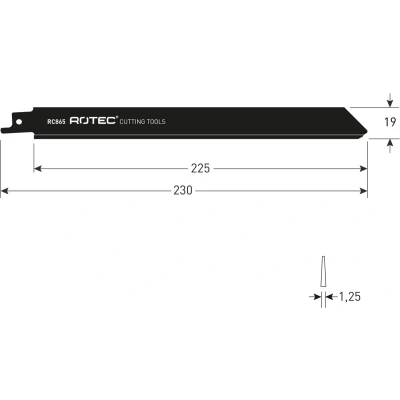 Afbeelding van Reciprozaagblad Rc865 / S1130riff (Vpe 1)