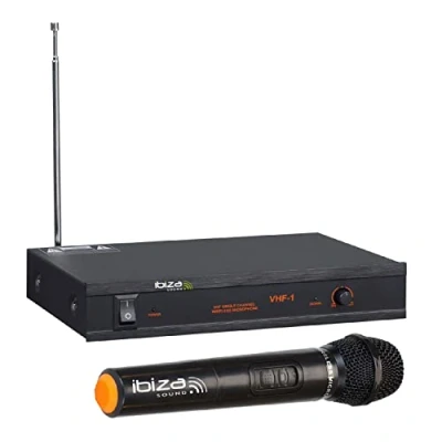 Afbeelding van Ibiza Sound Vhf 1 Draadloze Microfoonset