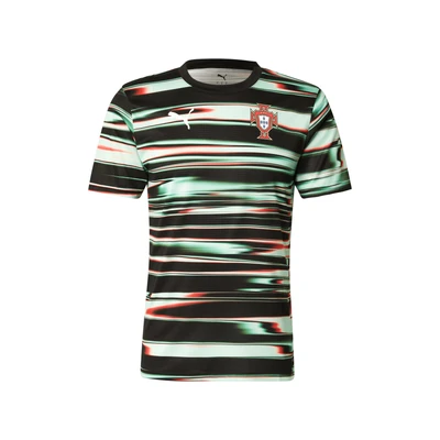 Afbeelding van Puma Portugal FPF Prematch Voetbalshirt Land, Heren, Maat: Medium, Black/white