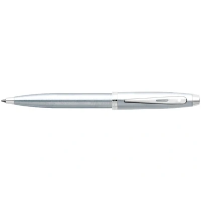 Afbeelding van Sheaffer balpen 100 E9306 Brushed chrome nickel plated SF E2930651