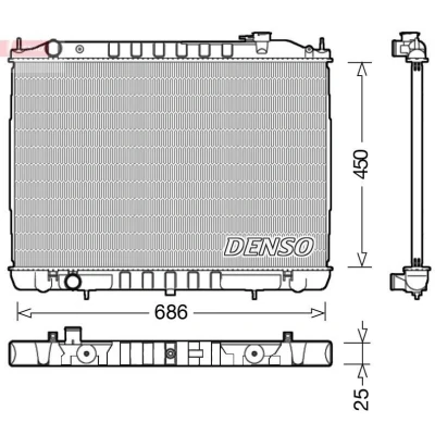 Afbeelding van Denso Radiateur DRM46050