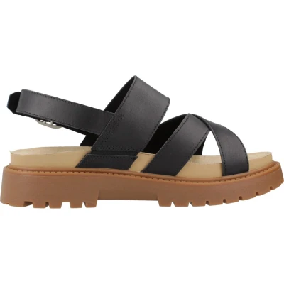 Afbeelding van Timberland Clairemont WAY Sandalen, Dames, Maat: 36, Black Leer