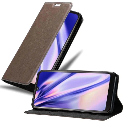 Afbeelding van Cadorabo Hoesje geschikt voor LG K50 in KOFFIE BRUIN Beschermhoes met magnetische sluiting, standfunctie en kaartvakje Book Case Cover Etui