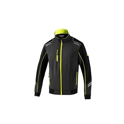 Afbeelding van Sparco TECH LIGHT Softshell Multifunctionele outdoorjas heren Grijs/Geel Maat M