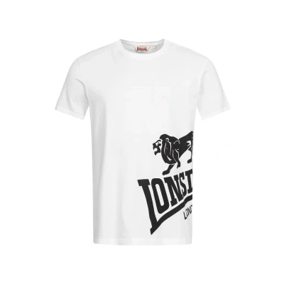Afbeelding van Lonsdale Dereham Tshirt print, Heren, Maat: Small, White
