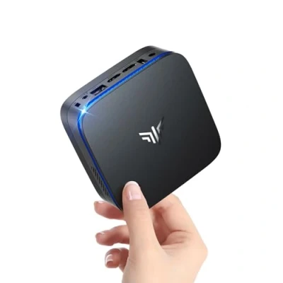Afbeelding van NiPoGi Mini pc,Ιntel Alder Lake 95 (tot 3,4 GHz) 8 GB DDR4 256 SSD, Micro Desktop Computer, 2,5 inch Gigabit Ethernet/WiFi 5/BT4.2/Twee HDMI 4K UHD kleine pc voor kantoor/school