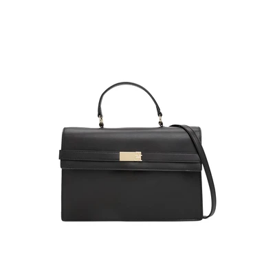 Afbeelding van Tommy Hilfiger Heritage FLAP Satchel Handtas, Dames, Maat: One Size, Black