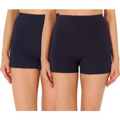 Afbeelding van Merry Style Dames Leggings 2Pack Sport Vrijetijdsbroek Kort Katoen Sporbroek Yogabroek Zwart/zwart (2pak) L MS MS10 358 LE 2P