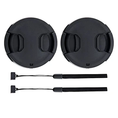 Afbeelding van PROfezzion 82 mm lensdop aan de voorkant met Deluxe Cap Keeper voor Canon EF 16 35mm f2.8L, 24 70mm Nikon AF S f2.8E, Sony FE f2.8 GM, GM lenzen