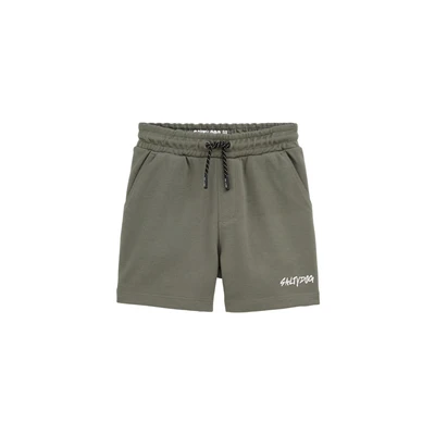 Afbeelding van Salty Dog Jongens joggingshort Regular fit Donkergroen Katoen Maat: 110