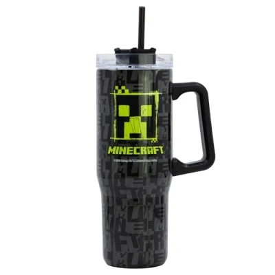 Afbeelding van Minecraft Squared Pattern XL Thermosbeker 940 ml Roestvrijstaal