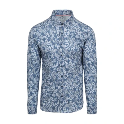 Afbeelding van Desoto Overhemd, Heren, Maat: Large, Blauw