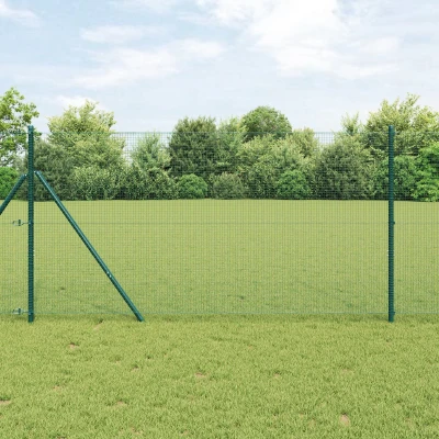 Afbeelding van vidaXL Gelast Draadhek Groen 1x50 m Staal
