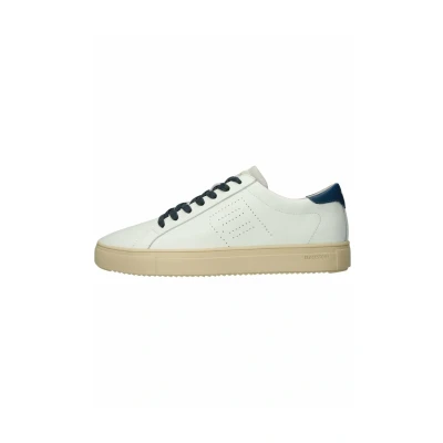 Afbeelding van Blackstone SLATE ROSCOE PERF White Blue Sneaker (low) Man Maat: 45
