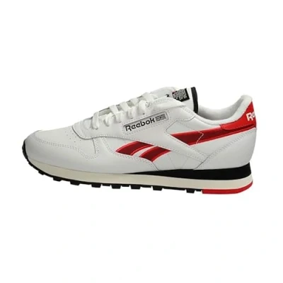 Afbeelding van Reebok Klassiek leer uniseks volwassene Gymschoen, Wit Vectorred Zwart, 34.5 EU