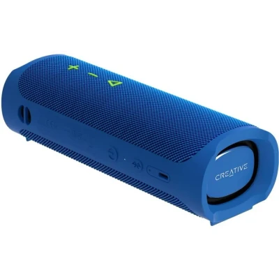 Afbeelding van Creative MUVO Go dragbaare luidspreker IPX7 waterdicht, Bluetooth 5.3, tot 18 uur batterijduur (blauw)