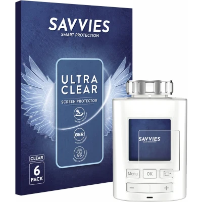 Afbeelding van Savvies Screenprotector voor AVM FRITZ!DECT 301 Folie Beschermfolie transparant (6 Stuks)