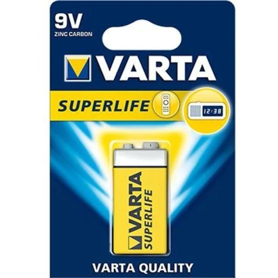Afbeelding van Varta 6F22 (9V) Superlife Batterijen 50 stuks