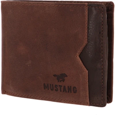 Afbeelding van Mustang La Spezia leren portemonnee cognac