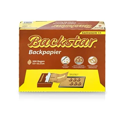 Afbeelding van Backstar 300 profi vellen bakpapier, gastronorm 1/1; 53 x 32,5 cm