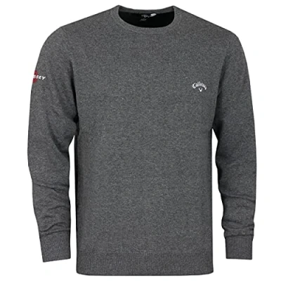 Afbeelding van Callaway Golf Heren Odyssey Signature Golfsweater Houtskool Heide M