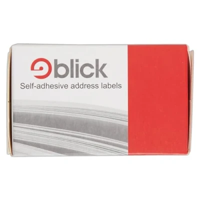 Afbeelding van Blick RS020554 adreslabels in dispenserdoos, 36 x 89 mm, 250 etiketten