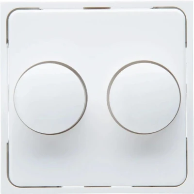 Afbeelding van Kopp centraalplaat voor druk/draai duo dimmer HK07 mat wit (492832004)