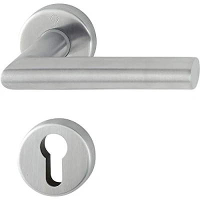 Afbeelding van Hoppe Amsterdam Deurkruk Set met Rozet PZ Cilinder, RVS Mat 3286420