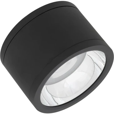 Afbeelding van Ledvance downlight surface plafond wandarmatuur 30w 3300lm 4000k cri80 36 ip65 ik06 opbouw beh zwart alu xh 160x110mm 4058075769199