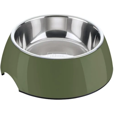 Afbeelding van Hunter Drinkbak of Voerbak Melamine Khaki
