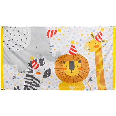 Afbeelding van Vlag Safari Kids 90x150 cm