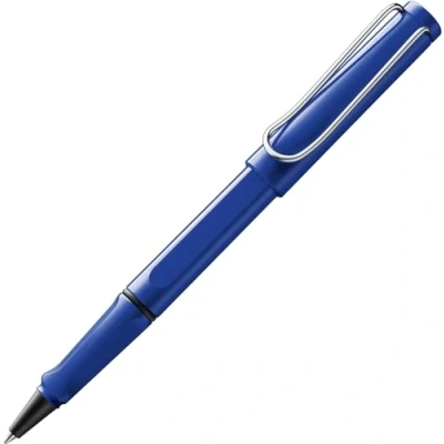 Afbeelding van LAMY safari blue Rollerball Pen met ergonomische greep &amp; lijndikte M voor aangenaam lang schrijven gemaakt van robuust ASA plastic inclusief rollerbalvulling 63 in blauw