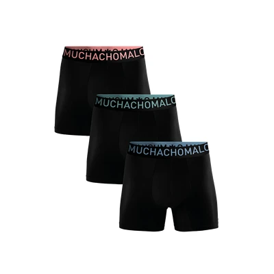 Afbeelding van Muchachomalo Heren Boxershorts 3 Pack Maat S 95% Bamboe Mannen Onderbroeken
