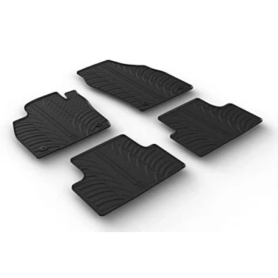 Afbeelding van Gledring Rubbermatten passend voor Volkswagen T Cross 3/2019 (T profiel 4 delig + montageclips)