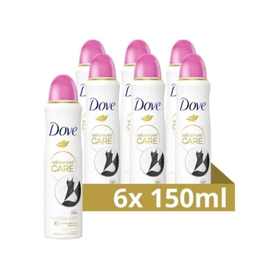 Afbeelding van 6x Dove Deodorant Spray Advanced Care Invisible 150 ml