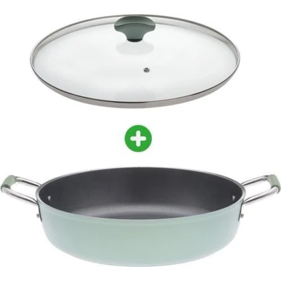 Afbeelding van Primecook Braadpan met deksel 32 cm