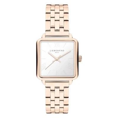 Afbeelding van Liebeskind Berlin LT 0444 MQ IP Frozen Rosé Polshorloge,