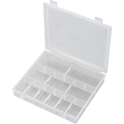 Afbeelding van TRU COMPONENTS SG18 011 Assortimentsdoos (l x b h) 170 140 25 mm Aantal vakken: 18 Variabele onderverdeling Inhoud 1 stuk(s)