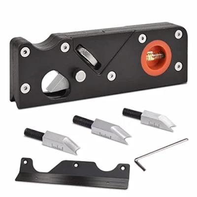 Afbeelding van Afschuiningsschaaf voor houtbewerking, handmatige schaaf houtbewerkingsschaaf het afschuinen en snijden van hout (planer4cutters)