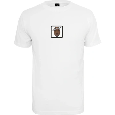 Afbeelding van Mister Tee Sketch Patch Tshirt print, Heren, Maat: XL, White