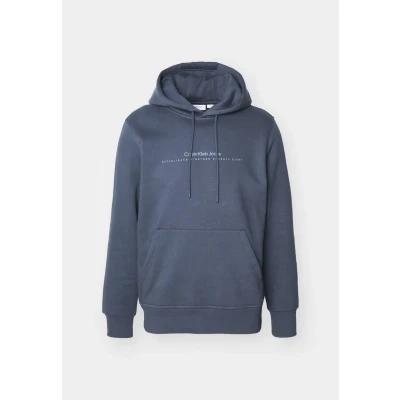 Afbeelding van Calvin Klein Jeans Heren MINIMAL LOGO HOODIE J30J327076 Pullover Hoodie, Zwart (Ebbenhout), XS, XS