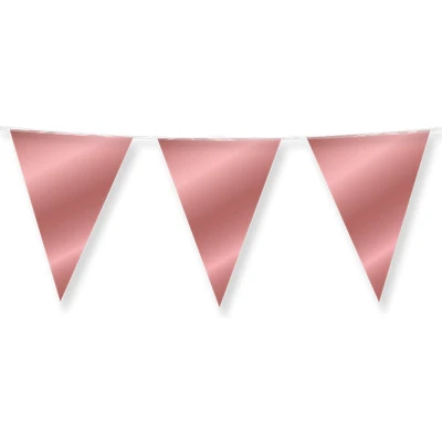 Afbeelding van Party Flags foil Rose gold