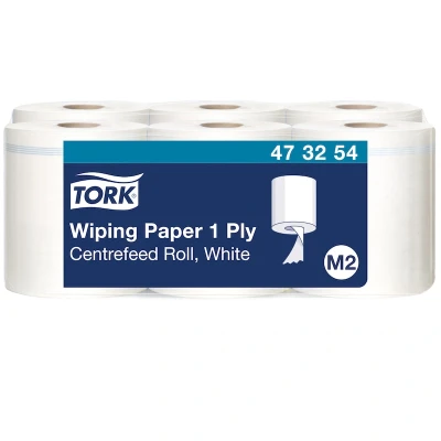 Afbeelding van Tork Wiping Centerfeed Poetspapier 1 laags M2