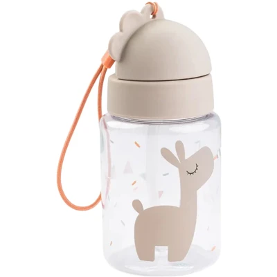 Afbeelding van Done By Deer Drinkfles Met Rietje 280ml Celebration Sand