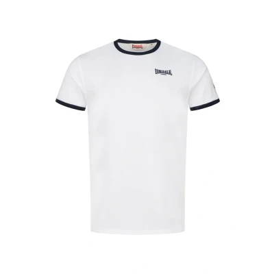 Afbeelding van Lonsdale Normale Passform Trelill Tshirt print, Heren, Maat: Medium, White navy
