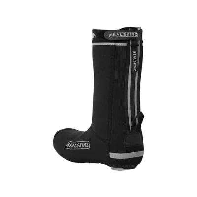 Afbeelding van Sealskinz Hempton fietsoverschoenen met gesloten zool Black Unisex maat M